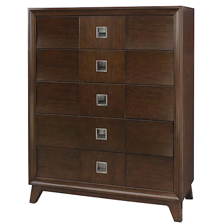 Classic 5-Drawer Merlot Chest